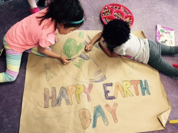 Celebrating Earth Day with the Kindergarten friends